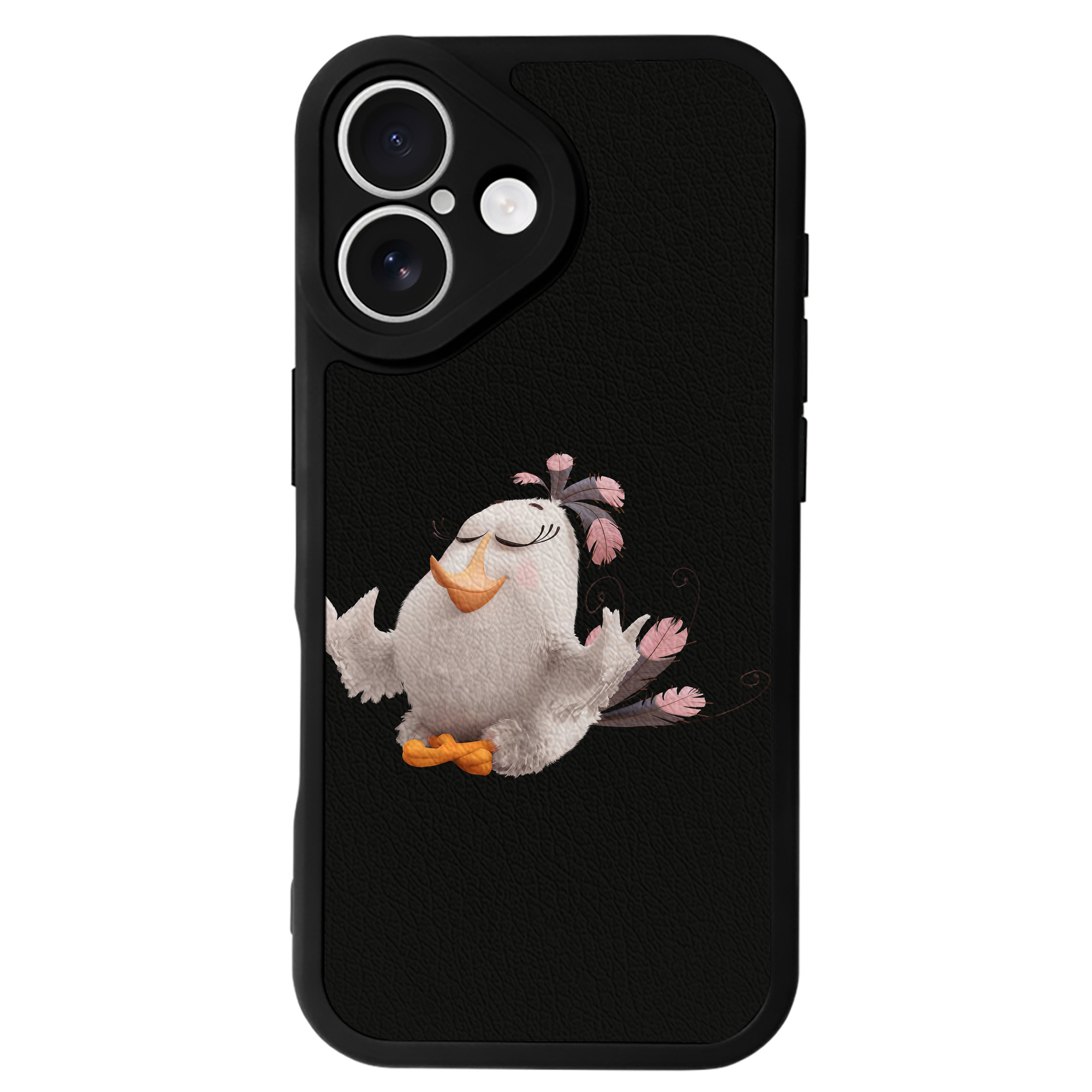 （画像用） Angry Birds アングリーバード 【iPhone 16シリーズ対応】シリコンスマホケース（レザー調） 材質：シリコン